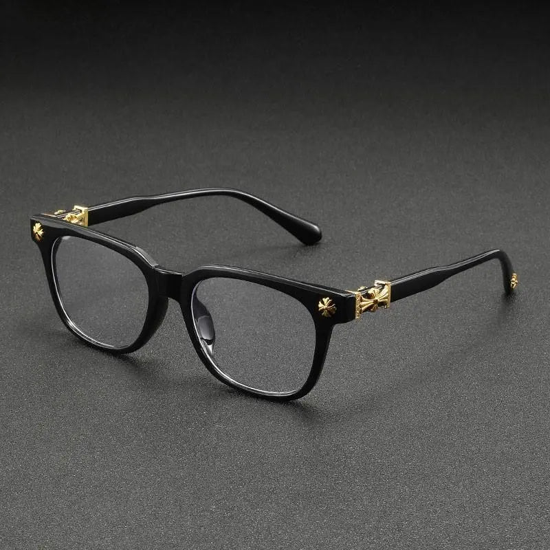 Stylish Retro Blue Light Blocking Glasses for Trendsetters - Unisex European & American Design