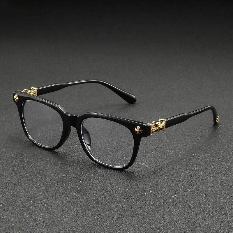 Stylish Retro Blue Light Blocking Glasses for Trendsetters - Unisex European & American Design
