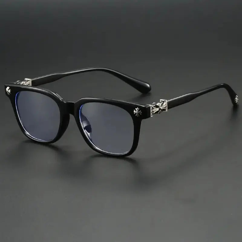 Stylish Retro Blue Light Blocking Glasses for Trendsetters - Unisex European & American Design