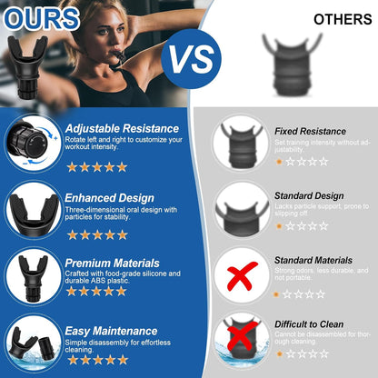 Ultimate Portable Breathing Trainer - Customizable Resistance for Enhanced Lung Strength