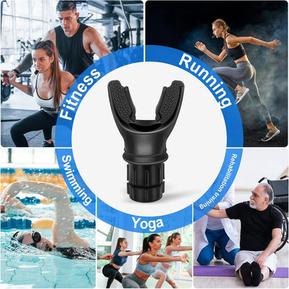 Ultimate Portable Breathing Trainer - Customizable Resistance for Enhanced Lung Strength